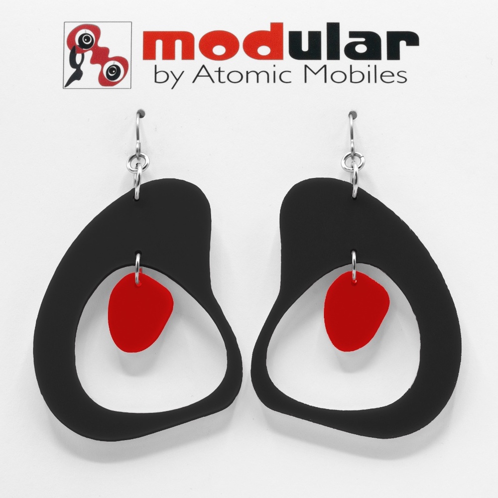 Boomerang Retro Earrings Modern Dangle Hip Style